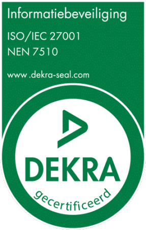NEN 7510 en ISO 27001 gecertificeerd