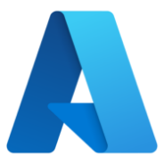 Logo van Microsoft Azure, afgebeeld als een gestileerde letter 'A' in blauwtinten.