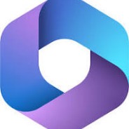Logo van Microsoft 365, bestaande uit een abstract symbool in tinten van blauw en paars.